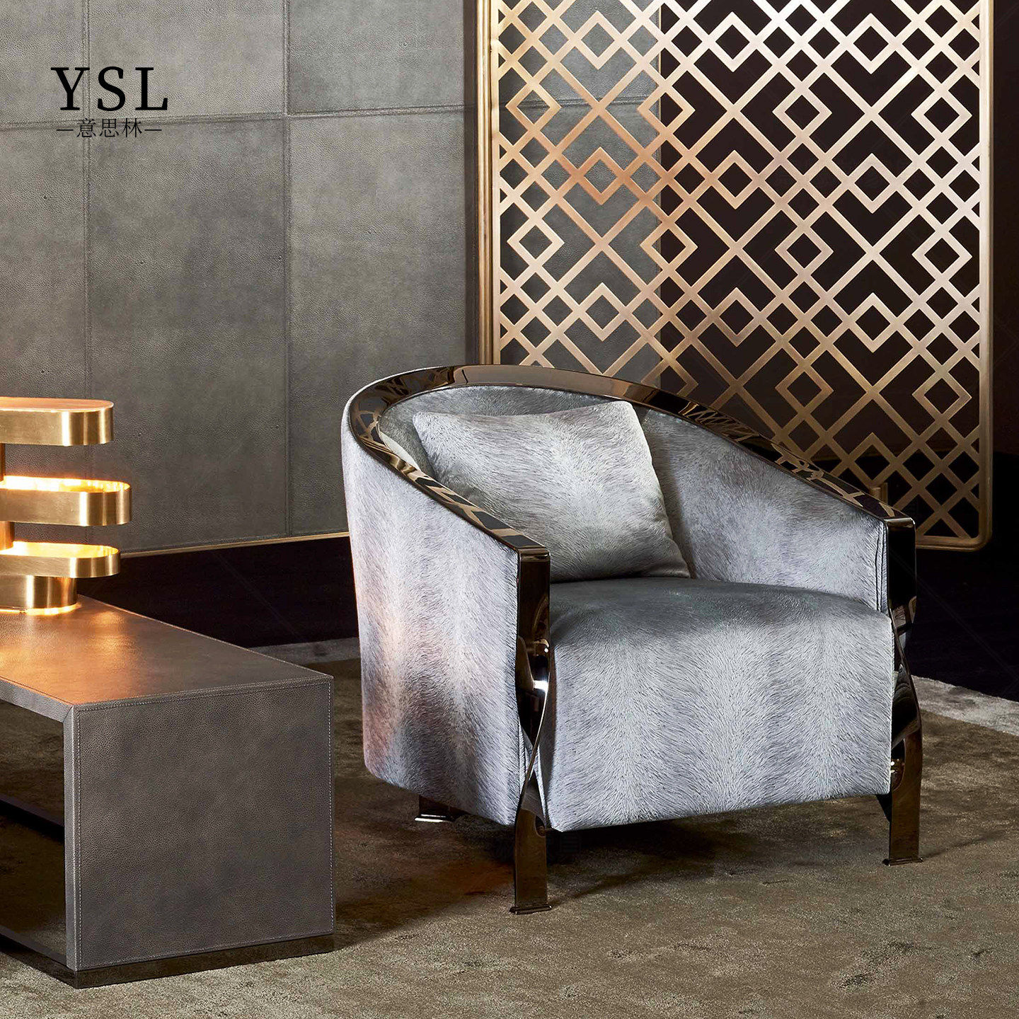 Rugiano简约真皮沙发椅Si