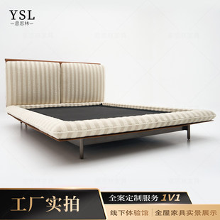 double simple bed and Fendi芬迪双人床2米轻奢浙江工厂Elegant