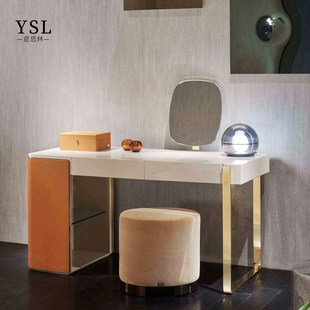 芬迪梳妆台简约现代时尚 化妆桌书桌两用别墅高端家具杭州定制