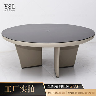 dining villa table北京定制 wood 宾利Bentley圆形餐桌Solid
