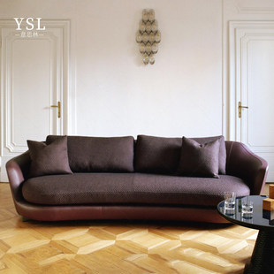 sofa北京 leather PoltronaFrau沙发小户型家用Medieval style