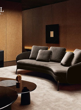 Poliform简约布艺沙发Customized modern minimalist fabric sofa