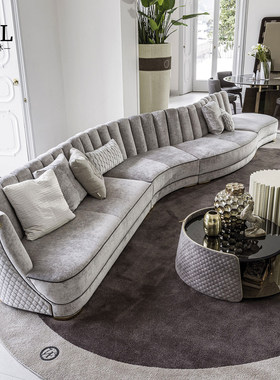 Vittoria Frigerio中古风沙发Large-sized living room sofa上海