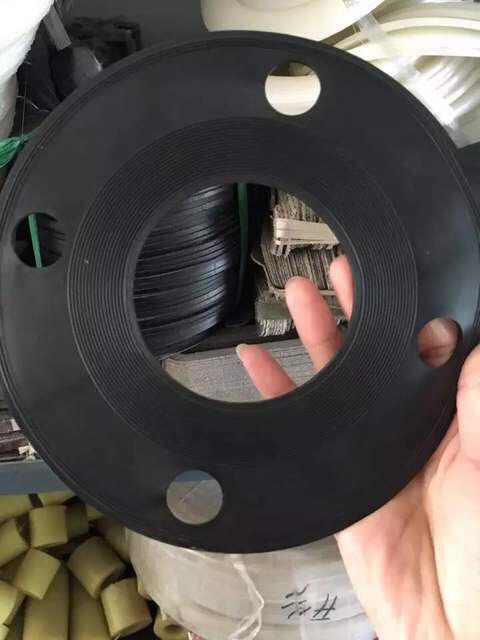 带孔法兰橡胶垫片黑胶法兰密封垫