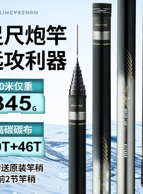 日本进口高碳原装正品达瓦卡兹炮竿传统钓长杆品牌鱼竿手杆12米13