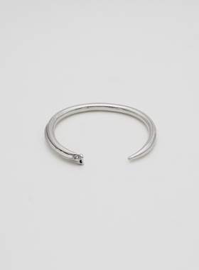 KAMMERHOPA 设计师品牌C形环925纯银手镯做旧小众男女同款新品