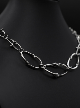 kammerhopa银O型男女小众项链