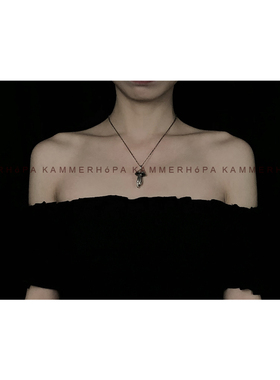 Kammerhopa925银项链暗黑吊坠