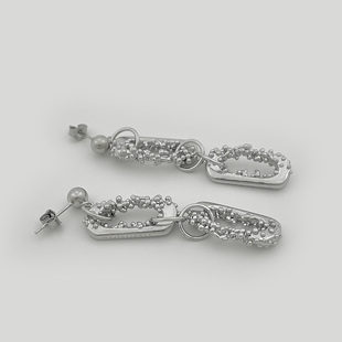 kammerhopa 设计师品牌925银耳饰气质小众质感银耳环百搭新品