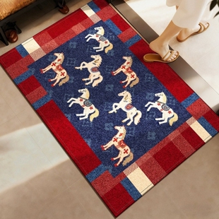 高级感入户门地垫进门防滑垫2026新款马年脚垫子玄关加厚入户地毯