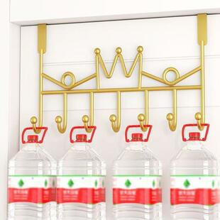 双层门后挂衣钩卫生间门门后挂钩加长双排儿童房门后挂衣架多层