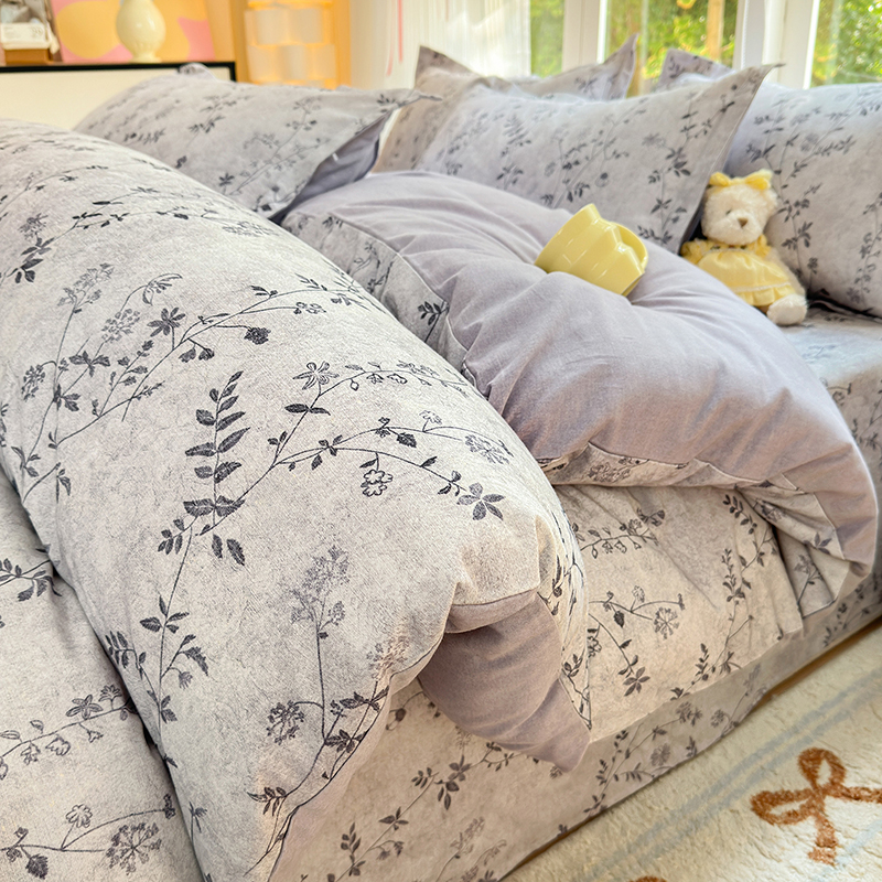 加厚全棉磨毛被套特价促销