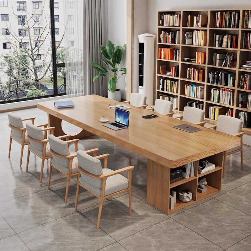 【送货上门包安装】实木会议桌椅