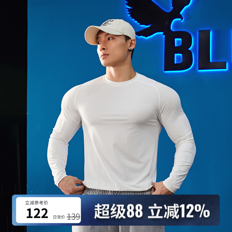 BLUESFLY健身运动长袖t恤打底衫