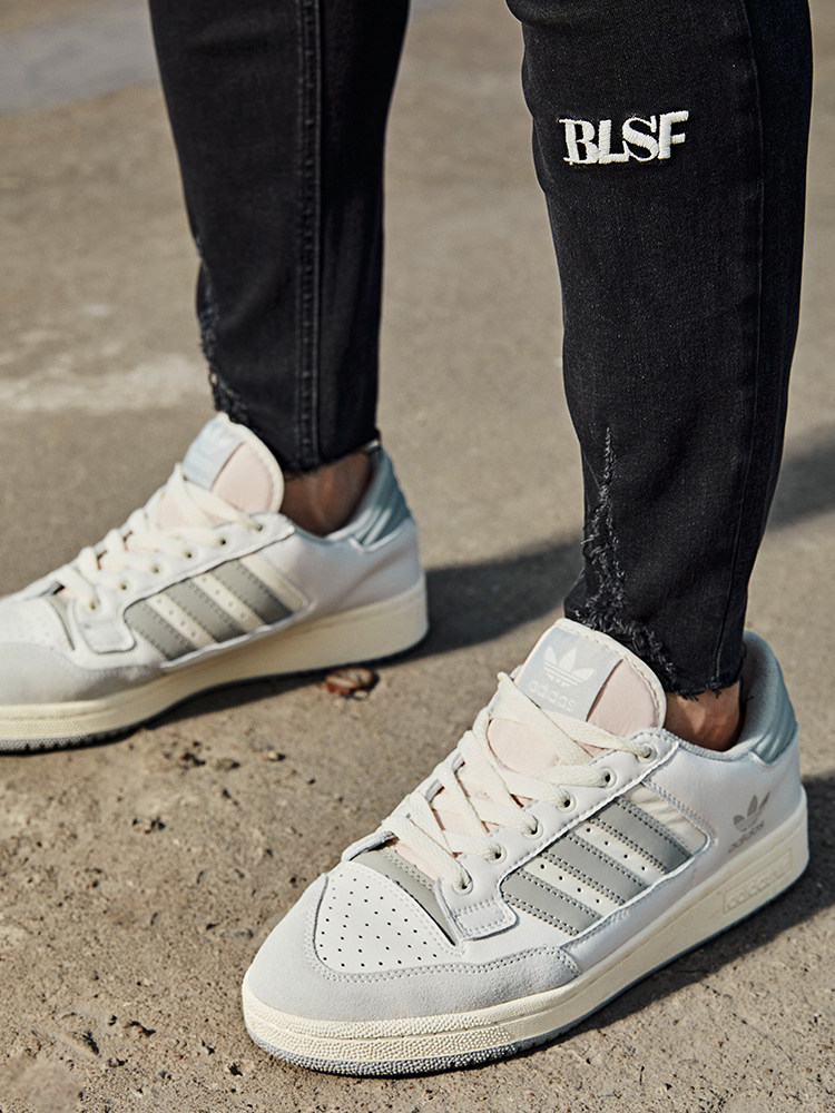 BLUESFLY 남성 피트니스 스포츠 트렌디 브랜드 캐주얼 슬림 고탄성 청바지 구멍이 작고 발이 작은 디스트레스드 트렌디 브랜드