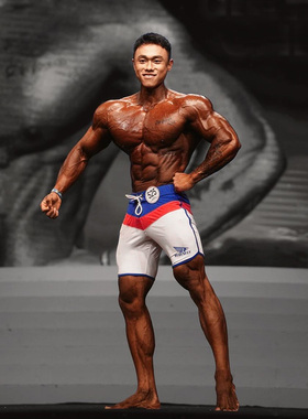 [IFBB Pro谢仁义同款] BLUESFLY限量男子健体比赛短裤速干沙滩裤