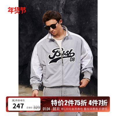 BLUESFLY冲锋衣外套男立领夹克