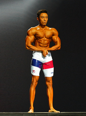 [IFBB进击的鸭鸭同款]BLUESFLY限量健体比赛裤男子速干健身短裤