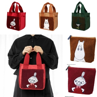 日本现货雅美小号毛巾帆布手提袋手提包饭盒袋杂物袋化妆包收纳包