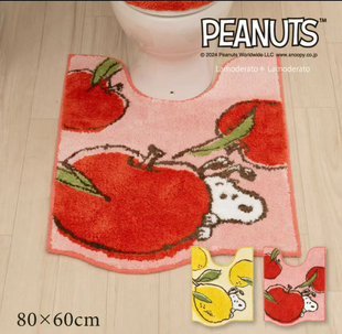 出口日本大号卡通可爱小狗水果系地毯地垫儿童房门垫脚垫U型地垫