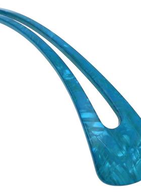 美国代购Camila Paris法国U型波浪盘发夹发簪发钗发卡丸子头蓝色