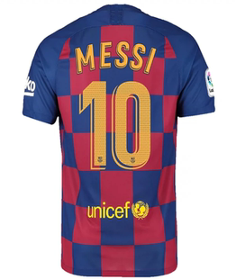 19 20 Messi Barcelona printed signature football jersey