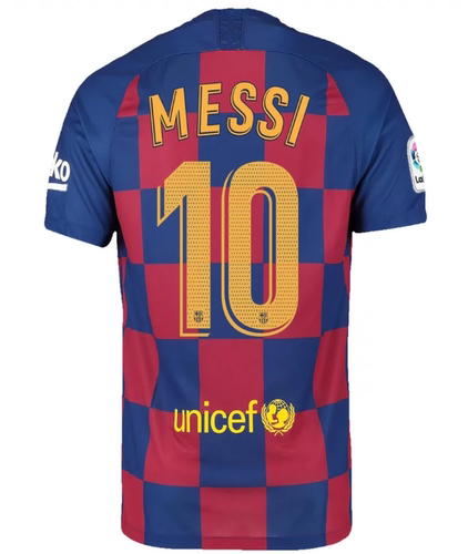 19 20 Messi Barcelona printed signature football jersey