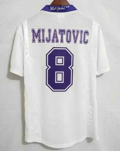 97 98 Real Madrid RAUL SEEDORF Vintage Classic Soccer Jersey