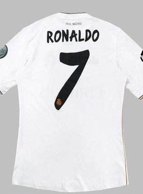 Retro 13 14 Real Madrid  RONALDO BALE Classic Jersey