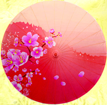 油纸伞|粉红桃花|泸州传统油纸伞|装饰伞|舞蹈表演花纸伞|包邮伞