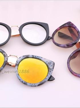 圆脸明星款韩国大框个性墨镜包邮