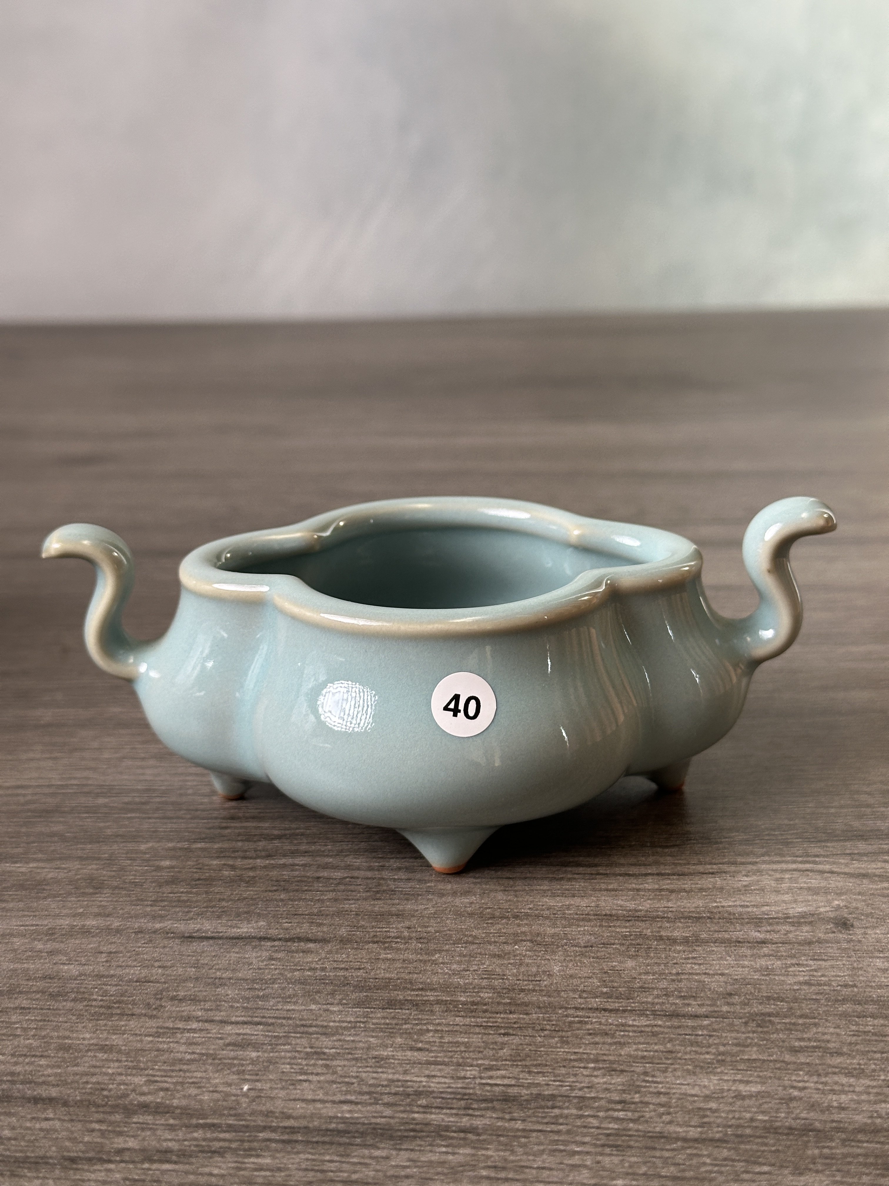 40号 一物一拍 汝州原矿天青茶道/香炉