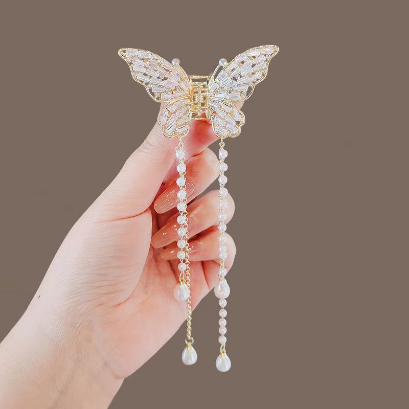 漂亮弹簧夹发夹新款蝴蝶结