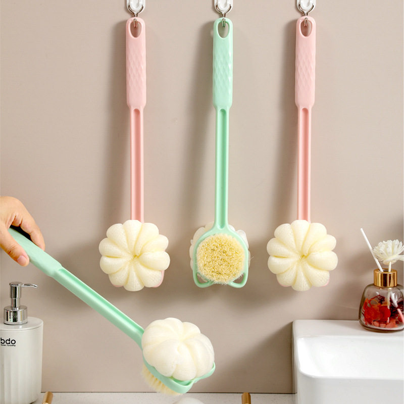 厂家洗澡刷双面浴室沐浴球长柄不伤肤软毛沐浴刷搓背搓澡,家庭/个人清洁工具,沐浴球,淘宝优惠券,粉丝福利购,淘宝优惠卷