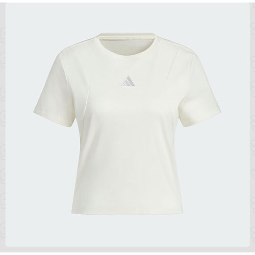adidas阿迪达斯新款25夏女凉感运动休闲宽松圆领短袖T恤 JM8819