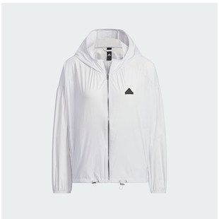 Adidas/阿迪达斯新款宽松休闲运动女城野共生防晒连帽外套IM8835