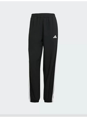adidas阿迪达斯女子速干透气梭织束脚运动休闲裤健身服 JI8313
