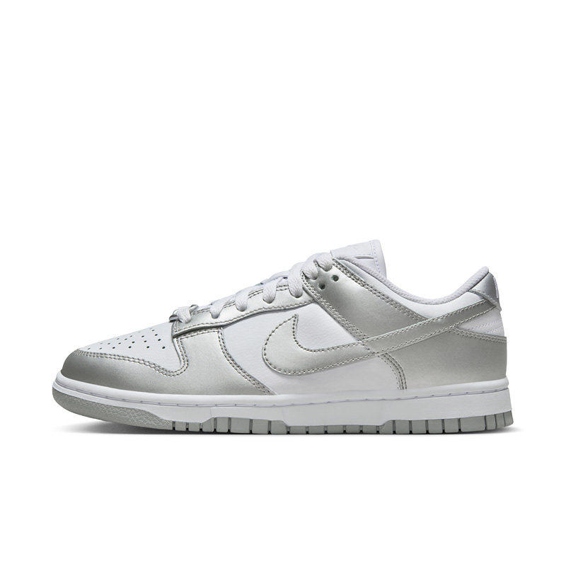 NIKE耐克女Dunk Low银钩经典复古新款篮球鞋低帮运动鞋FV1311-100