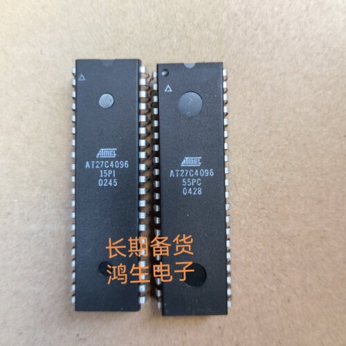 AT27C4096-15PI/-55pc 27C2048-12/90pu 27c1024-70pi单片机芯片