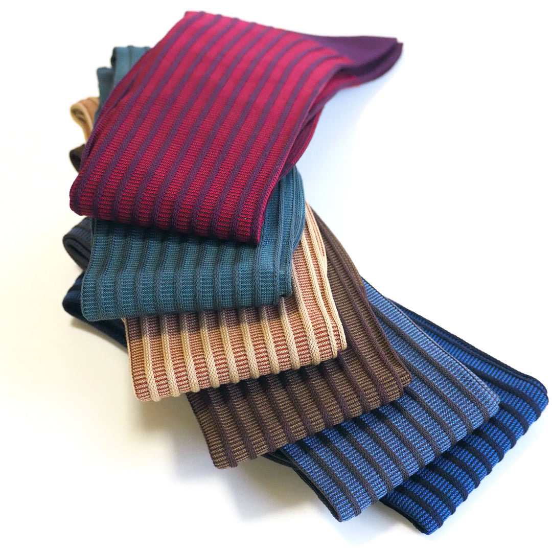 il-regalo 日本男士条纹正装商务袜 及膝袜 条纹提花 ilregalo,女士内衣/男士内衣/家居服,长筒袜,淘宝优惠券,粉丝福利购,淘宝优惠卷