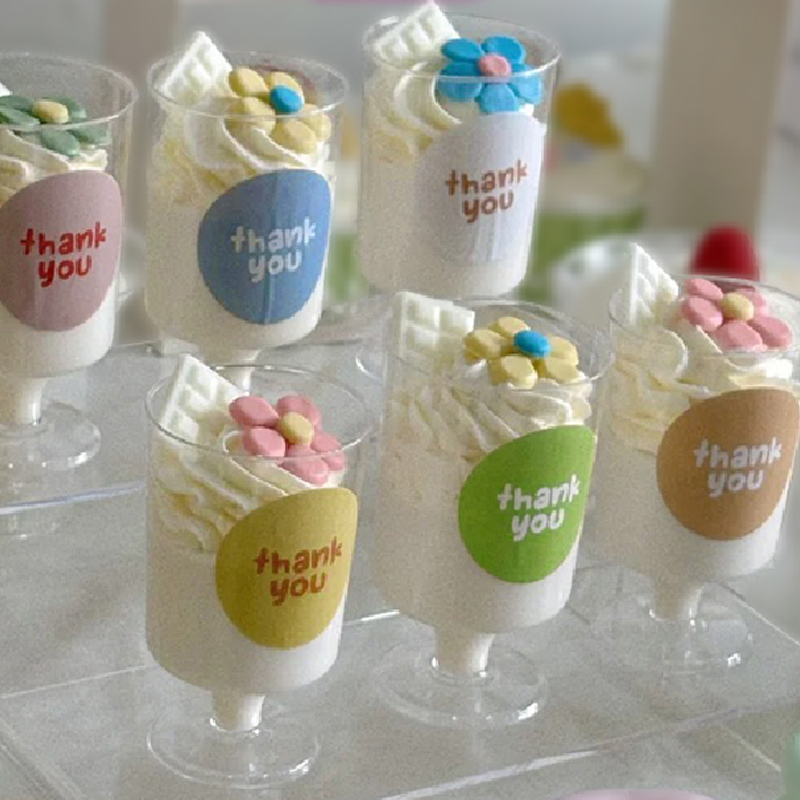 慕斯杯甜品台生日蛋糕杯装饰