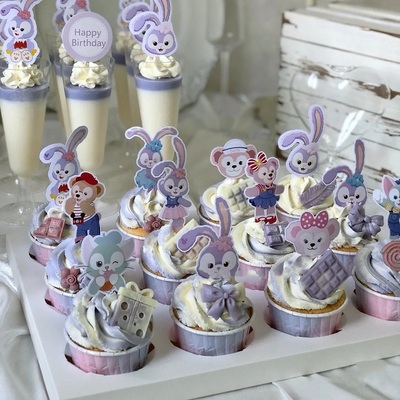 星黛露兔子蛋糕装饰公仔甜