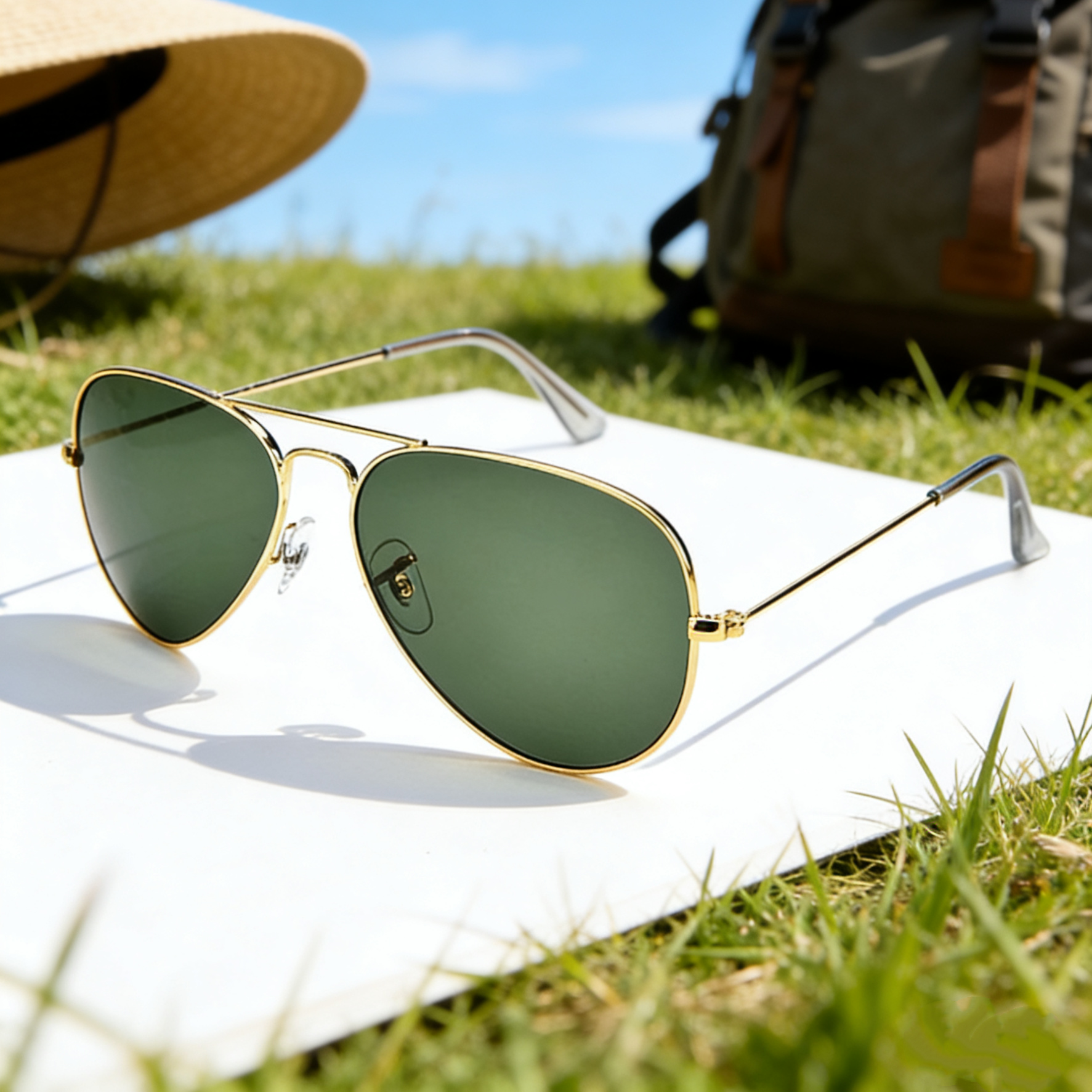 雷朋司机墨镜飞行员太阳镜男女士蛤蟆镜玻璃偏光眼镜3025M配近视