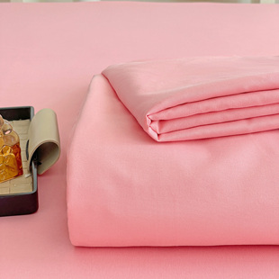 ins风床单单件夏季 被单水洗棉三件套3 纯色学生宿舍双人2025新款