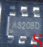 AS20B AS20BI SOT23-6 AS20B丝印DC-DC同步降压IC 质量保证