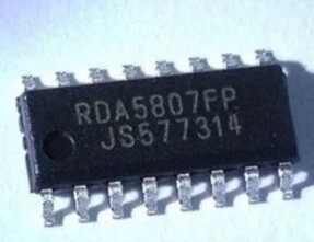 贴片 RDA5807FP FM调频立体声收音芯SOP-16脚 全新 质量保证