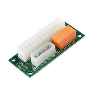 电源同步启动线 双电源启动线 24PIN电源 双电源同步线 双启卡