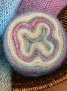 柔软不扎不起球中细线马海毛