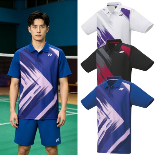 JP版25新款yonex尤尼克斯羽毛球服男款速干冷感半袖 10681