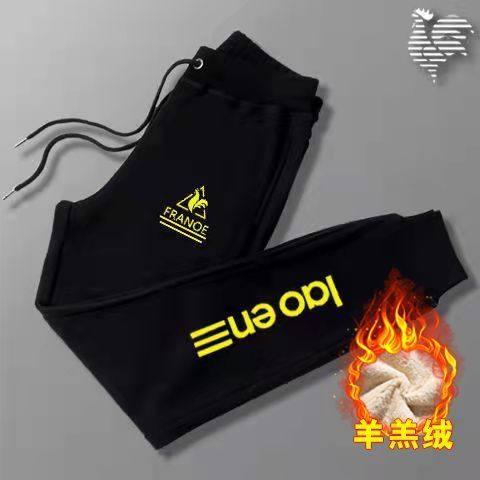 法国公鸡加绒加厚羊羔绒运动裤男休闲卫裤束脚大码棉保暖裤防风裤,男装,卫裤,淘宝优惠券,粉丝福利购,淘宝优惠卷